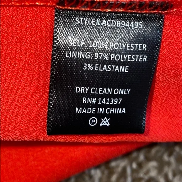 ASTR THE LABEL RED DRESS  SIZE M - Picture 6 of 14